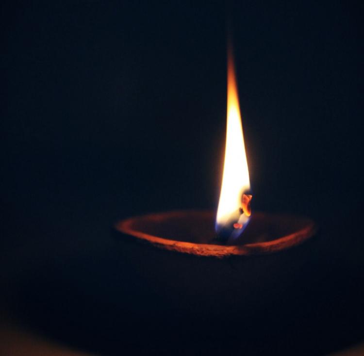 Tomar banho à luz das velas